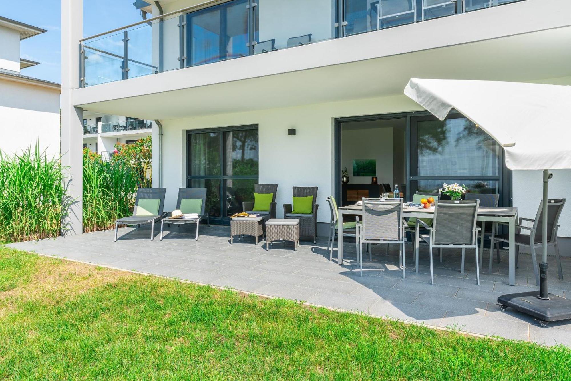 Terrassenwohnung "Inselhain" - Oase Am Haff Garz  Экстерьер фото